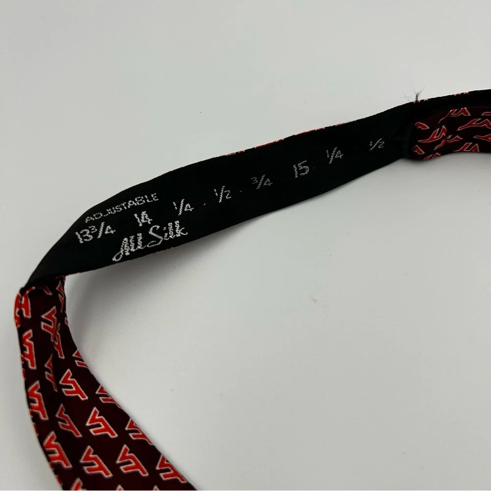 Virginia Tech 100% Silk Bow Tie Hokies VT Logo College Self-Tie Rivetz of Boston